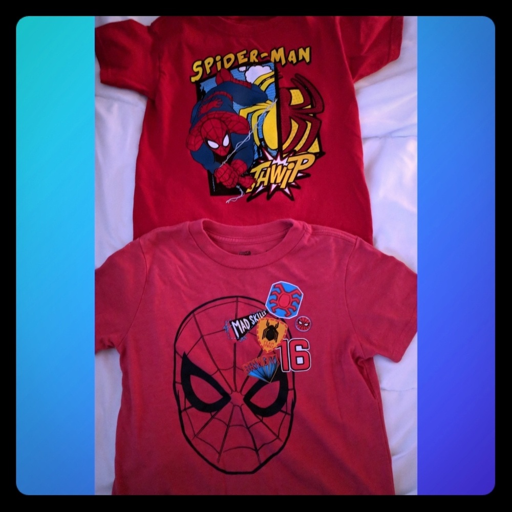 Marvels Spiderman t shirts